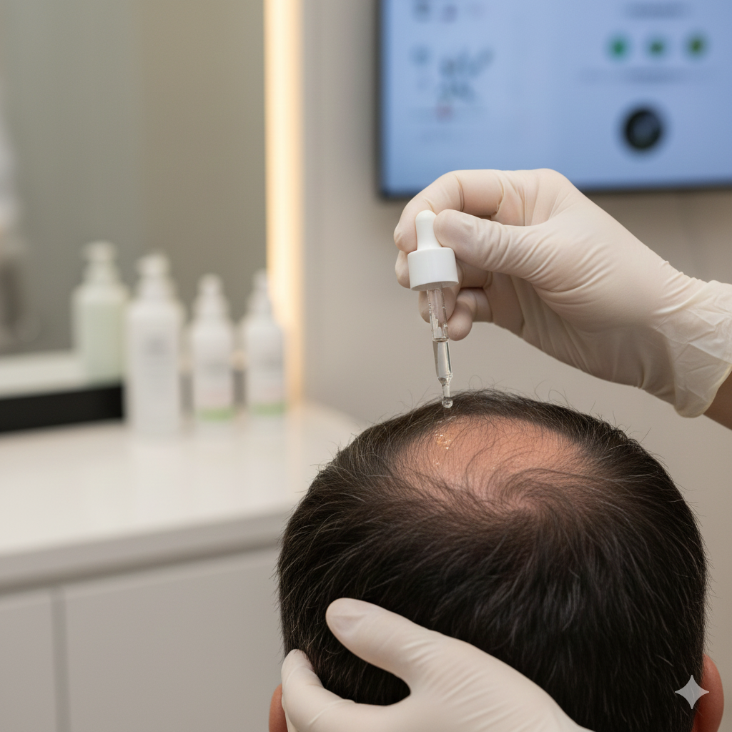 Hair growth therapy for natural hair regrowth